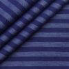 Raymond Men's Giza Cotton Striped 1.80 Meter Unstitched Shirt Fabric (Dark Blue)