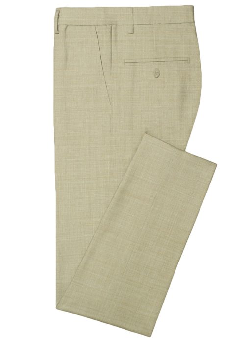 OCM Men's 35% Wool  Self Design  Unstitched Suiting Fabric (Hazelnut Beige) - Image 6